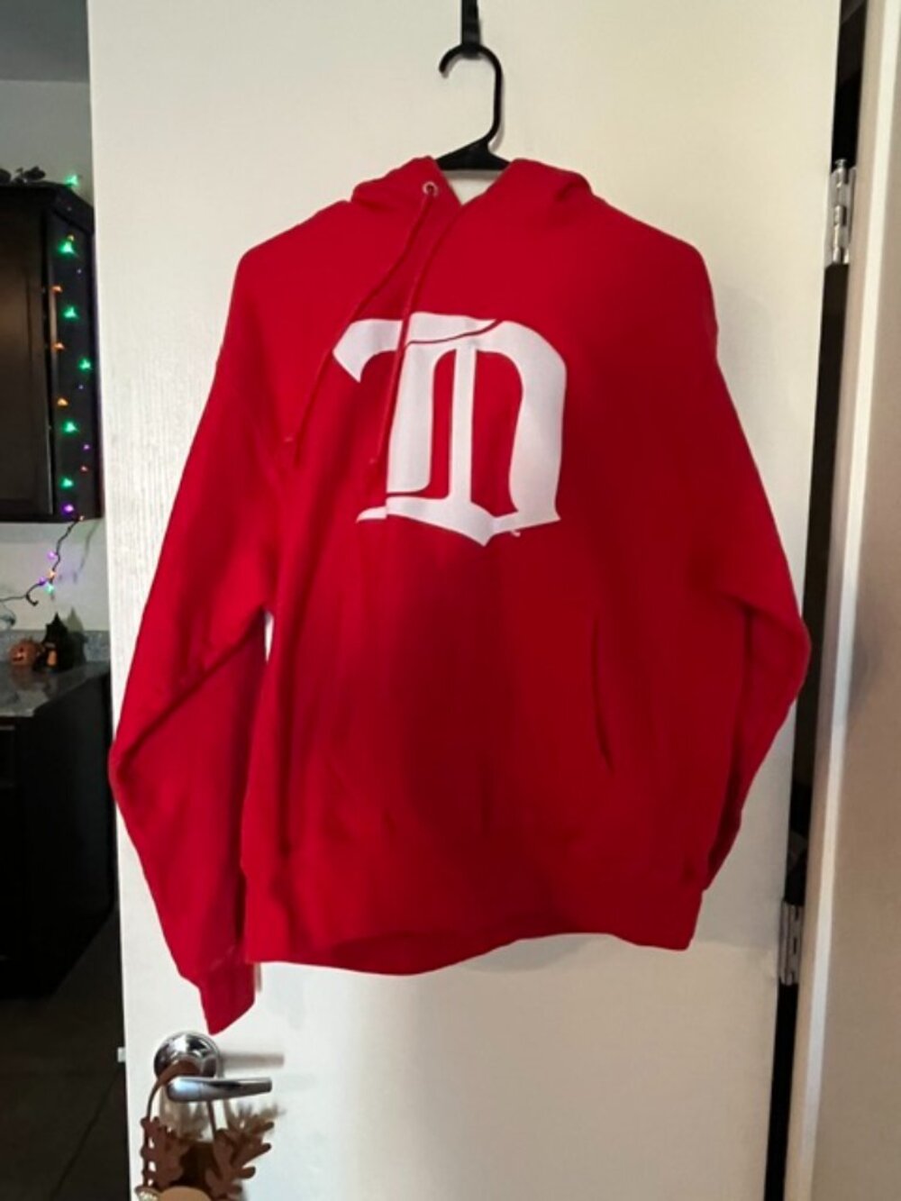Champion Red Hoodie Large